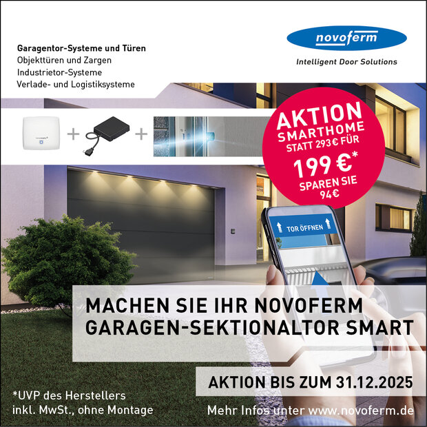 Novoferm SmartHome Aktion Herbst 2025